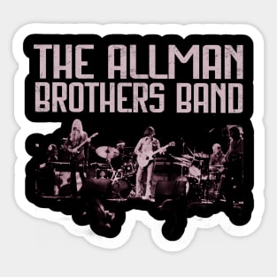 Allman Bros - Brothers Band Rock Sticker